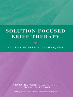 cover image of Solution Focused Brief Therapy